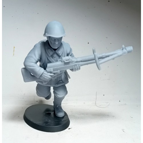 1/32 Greek Soldier with Machine Gun WWII